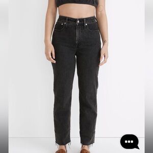 NWT Madewell The Curvy Perfect Vintage Straight Jean in Lunar Wash sz 31